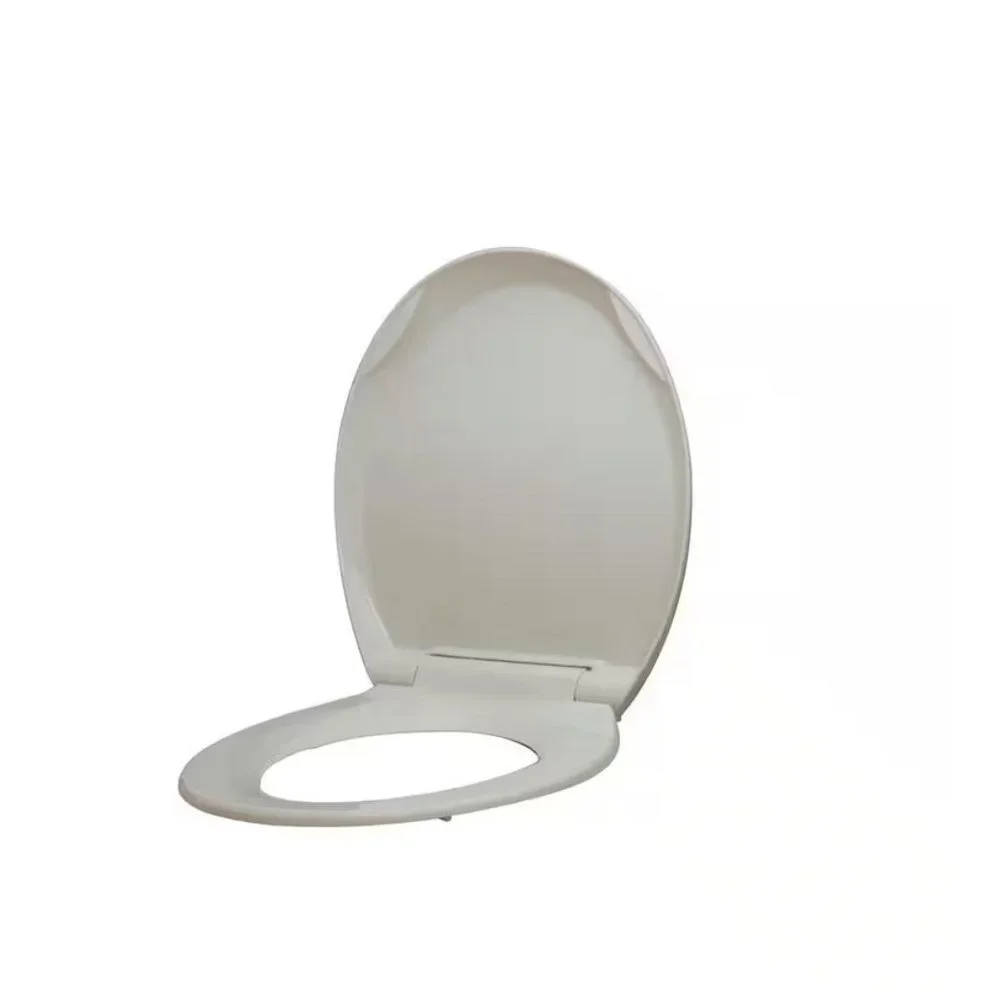 Glacier Bay Round Slow Closed Front Toilet Seat with Quick Release Hinges in Bis